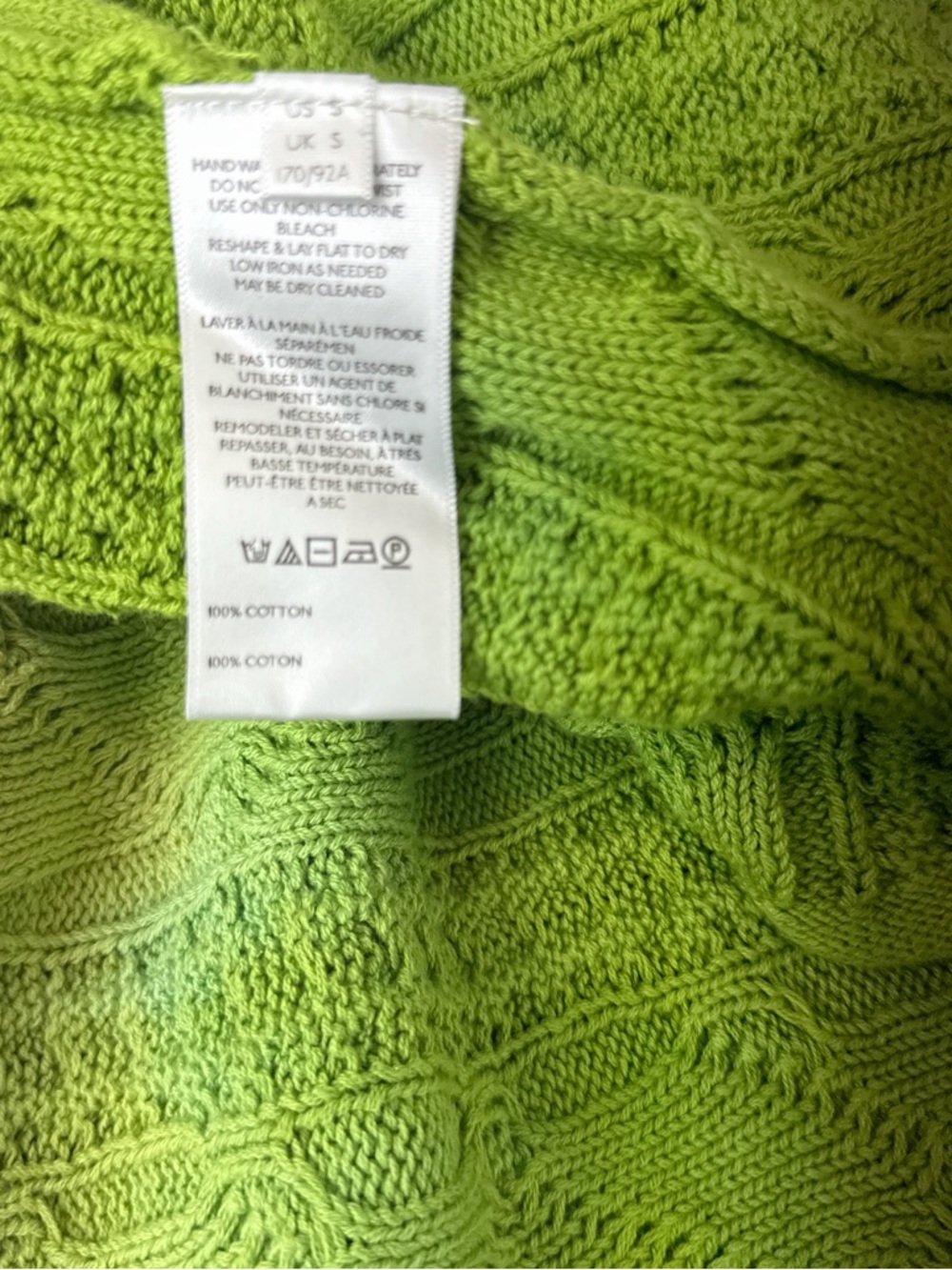 NWOT Free People Washed Ashore Ombre Cable Knit | Small 🏛️🍏Offer Open - Picture 7 of 7